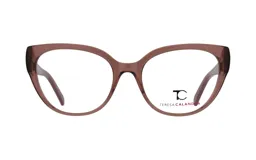 Armazón para lentes de acetato color rosa, con forma de ojo de gato.