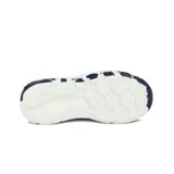 Championes de running Austral Champion Speed D, color azul con detalles en rosa y logo en gris.