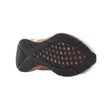Championes de running Reebok Flashfilm 3, color blanco con detalles en naranja y rojo en la entresuela. Presentan tecnología Flashfilm para mayor retorno de energía, con capellada de malla transpirable y suela de goma.