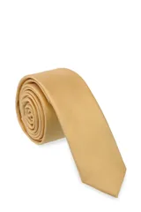 Corbatín color dorado de 5 cm de ancho.