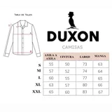 Camisa leñadora a cuadros color mostaza, blanco y gris, de manga larga y corte clásico.