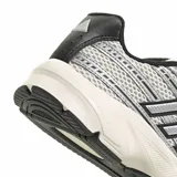Championes Adidas Technochaos 2000 W color plateado y blanco, con detalles en negro y suela amortiguada.