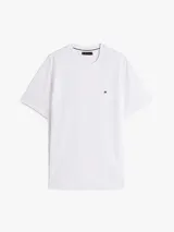 Remera de manga corta y cuello redondo confeccionada en algodón, con corte regular y logo de la marca bordado en el pecho.