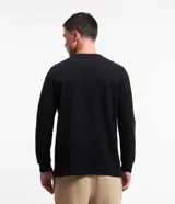 Buzo de cuello redondo y manga larga, confeccionado en tejido de media malla con puños ajustados. Diseño minimalista sin estampa.