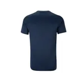 Remera Nike de hombre, color azul marino, de corte clásico y mangas cortas. Cuenta con tecnología Dri-FIT y logo de la marca estampado en el pecho.