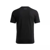 Remera EA7 Emporio Armani de manga corta y cuello redondo en color beige, confeccionada en algodón orgánico. Presenta el logo de la marca en relieve en el centro del pecho.