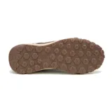 Zapatillas slip-on Caterpillar modelo Hex Ready, color marrón oscuro. Presentan un diseño moderno sin cordones con capellada de cuero nubuck, entresuela de EVA en tono beige y suela de goma con tecnología de tracción hexagonal.