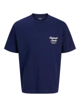 Remera de manga corta y cuello redondo con calce holgado, confeccionada en tejido de algodón. Presenta estampa pequeña en el pecho con la inscripción Originals Studio.