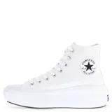Championes de caña alta Converse Chuck Taylor Move, color blanco, con plataforma.