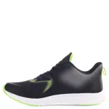 Championes Topper Vam II para hombre, color negro con detalles en gris y amarillo flúor.