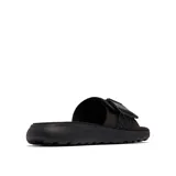 Sandalia tipo slide Columbia, color negro, con banda ajustable mediante hebilla y suela de espuma EVA con tecnología Omni-GRIP LT para mayor tracción y comodidad.