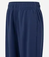 Pantalón deportivo de modal color azul marino, de corte ancho y relajado, con cintura elástica y bolsillos laterales.