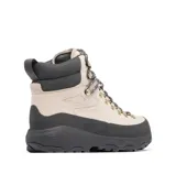 Botas de trekking Columbia modelo Newton Alpine, color gris con suela y detalles en negro. Confeccionadas en ante con protección impermeable y transpirable, herrajes metálicos y suela de gran tracción.