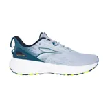 Championes de running 361° Cushion, color gris claro con detalles en azul y verde.