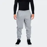 Pantalón de jogging Umbro color gris melange, con cintura elástica, puños en los tobillos y logo de la marca bordado en la pierna derecha.
