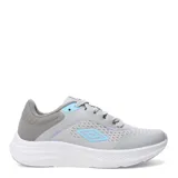 Championes deportivos Umbro modelo Icon Lady, color celeste con detalles en blanco y verde. Presentan una capellada de malla transpirable con refuerzos sintéticos y una suela de amortiguación blanca.