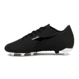 Championes de fútbol Diadora Striker II MD, color negro con logo de la marca en charol negro.