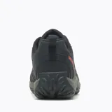 Championes de trekking Merrell modelo Accentor 3 Sport GTX, color negro con detalles en naranja. Confeccionados con membrana impermeable Gore-Tex, parte superior de cuero sintético y malla, puntera protectora de goma y suela de alta tracción.