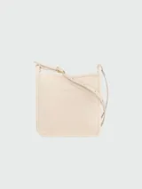 Bandolera pequeña Longchamp modelo Le Foulonné S, color verde oliva, con correa ajustable y cierre superior.