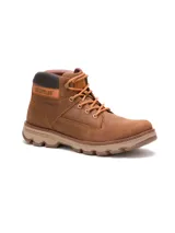 Botas Caterpillar modelo Situate WP de cuero marrón, impermeables, con cordones y suela de goma con tecnología City Grip.