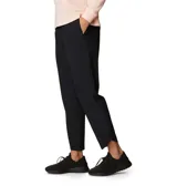 Pantalón de senderismo Columbia, color negro, con cintura ajustable, bolsillos laterales y tecnología Omni-Wick para absorción de humedad y secado rápido.