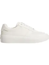 Zapatillas urbanas Calvin Klein color blanco con estampado texturizado de monograma integral.