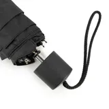 Paraguas manual color negro con logo XL en blanco.