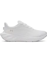 Championes de running Under Armour modelo W Ascend, color blanco, confeccionados con malla transpirable y entresuela Charged+ Cushioning para mayor amortiguación.