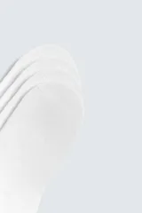 Pack de cuatro pares de medias tipo pinky tobilleras, confeccionadas en tejido de algodón con acabado en rib.