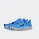 Championes de running Altra Torin 8 color celeste con detalles en azul y gris.
