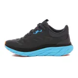 Championes de running Diadora Proton, color gris oscuro con detalles en turquesa y naranja.