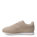 Championes Miss Carol modelo Classy Acordonado, color beige con entresuela blanca y suela dentada. Confeccionados en material sintético con detalles de costuras pespunteadas y cordones tono sobre tono.