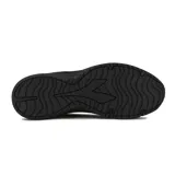 Championes Diadora Eagle 8 de mujer, color negro, con diseño en malla y cordones tono sobre tono.