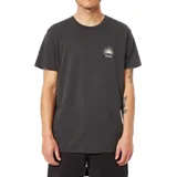 Remera negra de algodón con logo de la marca Katin estampado en el pecho.