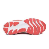 Championes de running Asics Gel-Cumulus 24 para mujer, color salmón con detalles en blanco y tecnología FF Blast en la suela.