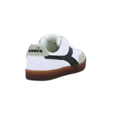 Championes Diadora Bamtelo para hombre, color blanco con detalles en negro y gris.