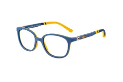 Armazón para lentes de acetato azul y amarillo con diseño de los Minions.