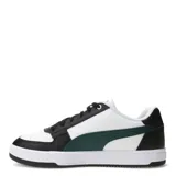 Championes urbanos Puma Caven 2.0, color blanco, con diseño clásico de corte bajo, perforaciones en la puntera y logo de la marca en el lateral.