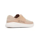 Championes Columbia modelo Boatside Relaxed PFG, color beige, con diseño de talón plegable, entresuela de espuma ligera Omni-Grip LT y cordones elásticos.