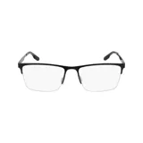 Armazón para lentes Columbia modelo 3024/58, color negro con detalles en verde. Diseño rectangular con marco metálico y patillas delgadas.