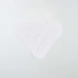 Juego de tres pares de medias invisibles blancas de tejido de red.