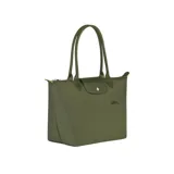 Longchamp -Cartera Longchamp plegable de nylon con cierre y asa larga, Le pliage M