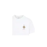 Remera Casablanca de color blanco, de manga corta y corte clásico, con pequeño estampado gráfico en el pecho.