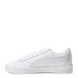Championes Puma Jada Classic de diseño urbano inspirado en el tenis, con empeine de cuero sintético, plantilla SoftFoam+ para mayor amortiguación, suela cupsole elevada y refuerzo de TPU en el talón.