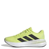 Championes de running Adidas Galaxy 7 para hombre, color verde lima con las icónicas tres tiras laterales en negro. Presentan una mediasuela Cloudfoam para mayor amortiguación y suela de goma para un agarre óptimo.