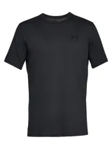 Remera negra de Under Armour, modelo Sportstyle, para hombre. Confeccionada en tejido ligero, suave y de secado rápido.