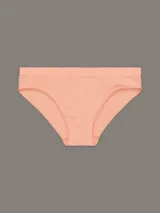 Bombacha tipo bikini de microfibra suave, con diseño sin costuras y cintura elástica con logo de la marca en tono sobre tono.