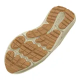 Championes Under Armour Charged Verssert 2 color beige con suela marrón.