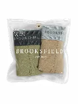 Pack de bóxers lisos color negro, con cintura elástica con la marca Brookshield impresa y diseño anatómico con costuras reforzadas.