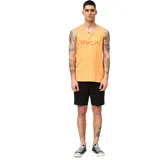 Musculosa color naranja con logo RVCA estampado en el pecho.